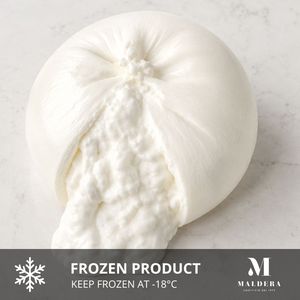 Queso Burrata Italiano Congelado 100g, Burratina en Copa sin Cabeza, Lácteos de Alta Calidad para Servicios de Alimentación y Venta Minorista - Product Image 2