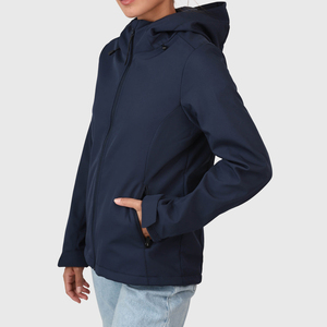 Veste de sport softshell légère pour homme, style streetwear, imperméable, coupe-vent, col à capuche, usage extérieur en hiver - Product Image 4