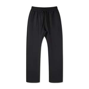 Pantalons pour hommes en gros, sur mesure, couleur unie, coupe slim, en coton, style streetwear, ample, unisexe, jambe droite, pantalon de survêtement délavé - Product Image 1