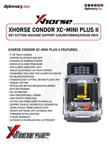 MEILLEURE OFFRE : Machine à tailler les clés <span class=keywords><strong>Condor</strong></span> XC-Mini Plus II et outil VVDI Key Tool Plus avec un token BGA gratuit à vie - Product Image 2