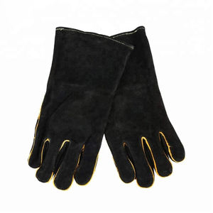 Gants de protection de soudage de sécurité en coton de vache fendu, résistance à haute température, prix bas - Product Image 6