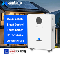 Batterie de stockage d'énergie Xenterra EU Local Warehouse 48V 16kWh LiFePO4, pack batterie 51.2V 314 Ah, faible MOQ