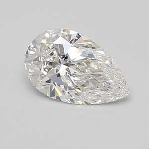 Lab Grown E Color VVS2 Fancy Pear Brilliant Cut Diamond Certified GIA for Solitaire Ring Jewelry - Product Image 3