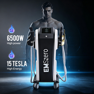 Machine professionnelle de musculation EMSzero HIEMT 15 <span class=keywords><strong>Tesla</strong></span> 6500W 4 poignées, machine de sculpture musculaire EMS non invasive - Product Image 1
