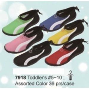 Scarpe Acquatiche Leggere per Bambini Taglia 5-10 con Chiusura a Strappo, Tomaia Sintetica Primavera/Estate, Suola in Gomma, Intersuola in EVA, Fodera in Rete - Product Image 3