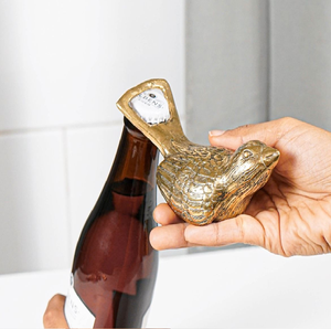 Costero, marino, marisco, único, decorativo, dorado, novedoso, abridor de botellas resistente. Disponible a precios de mayorista. - Product Image 5