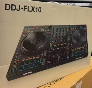 Pioneer DJ DDJ-FLX10 คอนโทรลเลอร์ดีเจ 4 ช่องสำหรับ Rekordbox และ Serato - Product Image 1