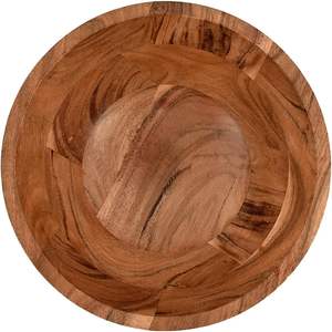 Cuenco de madera NEGRO de primera calidad perfecto para servir comida, Decoración de cocina, mesa de comedor para el hogar, acento, superventas, pieza de vacaciones - Product Image 5