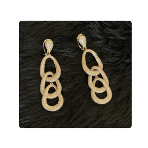 Exportador indio hecho en oro amarillo de 14kt con claridad de diamante VS- SI Compre pendientes de oro y diamantes en línea para mujeres y niñas Joyería de moda - Product Image 2