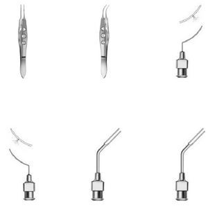 Pinzas de Conjuctiva con Diámetro de Anillo de 2 mm, Pinzas Buratto con Punta Serrada, Fabricadas en Acero Inoxidable de Alta Calidad, Cánulas Vidaurri Lasik - Product Image 1