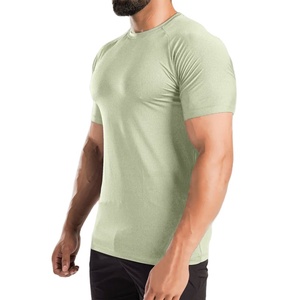 Camiseta Deportiva de Algodón 100% para Hombre, de Secado Rápido, Transpirable y Ecológica, Ajuste Musculoso, Venta al por Mayor - Product Image 4