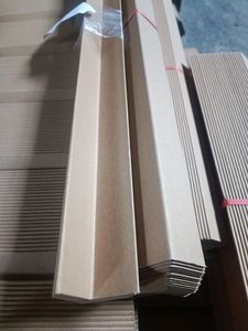 High Quality Kraft Paper Pallet <b>Corner</b> <b>Protector</b> Corrugated Lock Style Label for Angle Edge Angles - Product Image 3
