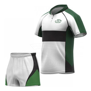 Uniforme de rugby fabriqué en usine avec un design unique Ensemble à séchage rapide et respirant Logo personnalisé imprimé - Product Image 1