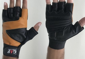 GAF unisex ถุงมือออกกำลังกายหนังระบายอากาศสำหรับผู้ชายและผู้หญิงโลโก้ที่กำหนดเอง - Product Image 5