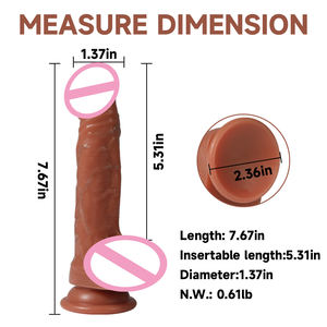 Gode sex toy ventouse <span class=keywords><strong>luxe</strong></span> super réaliste gode en caoutchouc <span class=keywords><strong>de</strong></span> silicone pour les femmes gode artificiel gruesos vaginal <span class=keywords><strong>de</strong></span> haute qualité - Product Image 2