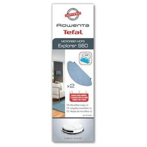 Rowenta X Plorer Series 60 <b>Microfiber</b> <b>Mop</b> Pads Universal Replacement For Robot <b>Floor</b> Cleaner ZR740001 - Product Image 2