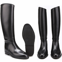 Bottes de cowboy pour l'équitation, imperméables, de chasse, western, personnalisables, unisexes, hauteur genou, en cuir, confortables, de haute qualité