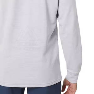 2025 haute qualité Logo personnalisé coton à manches longues demi Zipp sweat nouveau Design hommes demi Zipp sweat - Product Image 6