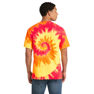Camiseta Moderna con Estampado Tie-Dye en Espiral, Clásica en Rojo, Amarillo y Naranja, Tejido Suave de Algodón |   Perfecto para Marcas, Minoristas y Distribuidores - Product Image 5