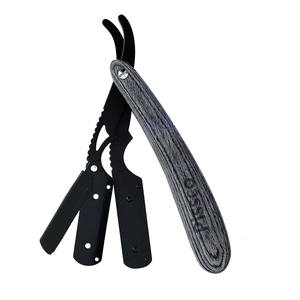 Rasoir droit de barbier, rasoir de coiffeur, couteau à effiler les cheveux, support de couteau pour salon de beauté - Product Image 5