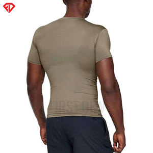 Custom Logo <b>Oversized</b> Compression <b>Shirt</b> <b>Men</b> Sports Running Fitness Active Wear Premium Quality Low Price - Product Image 4