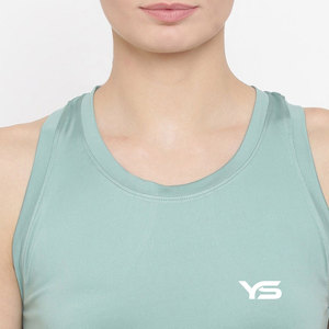 Camiseta sin mangas de entrenamiento para mujer, ropa de gimnasio lisa, cómoda, sin mangas - Product Image 6