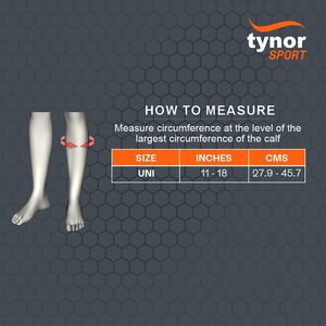 Neoprene Shin and <b>Calf</b> Support with Breathable Fabric Universal Size for Sports and Muscle Support - Product Image 4