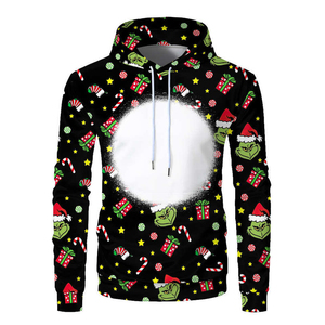 Nouveauté Automne – Sweat à Capuche Homme Imprimé 3D, Style Hip-Hop Tendance, en Coton 100%, Coupe Oversize, Motif Noël - Product Image 5