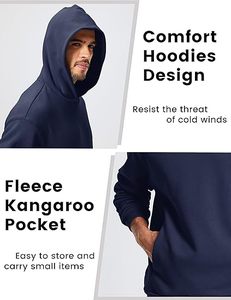 Heavyweight Oversized Hoodie Unisex Fashion Streetwear Cotton <b>Pullover</b> Winter Warm Style - Product Image 6