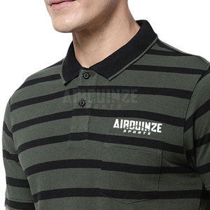 เสื้อโปโลผ้าคอตตอนแบบแห้งเร็วขนาดพลัสไซส์ผลิตตามสั่ง - Product Image 6