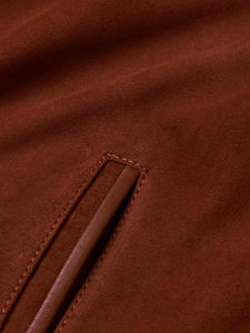 Veste universitaire d'hiver pour homme à logo personnalisé, col montant, fermeture à boutons sur le devant, type veste de baseball universitaire, best-seller - Product Image 5