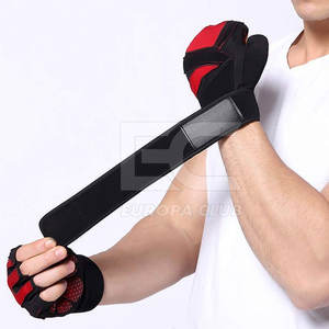 Gants de musculation pour hommes de haute qualité, design optimal, couleur unie, logo personnalisé - Product Image 2