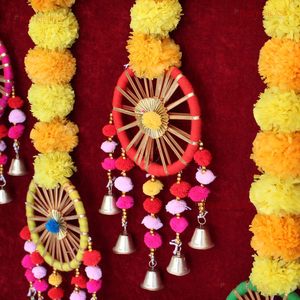 พวงมาลัยดอกดาวเรืองสำหรับตกแต่งบ้านราจาสากานิเซ็ตของตกแต่งบ้านอินเดีย4,2 5ฟุตดอกไม้ประดิษฐ์มาลัยสำหรับงานแต่งงาน - Product Image 5