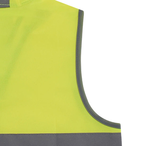 Chaleco de otoño informal de alta visibilidad transpirable fluorescente para equipos de carretera y trabajadores de servicios públicos - Product Image 6
