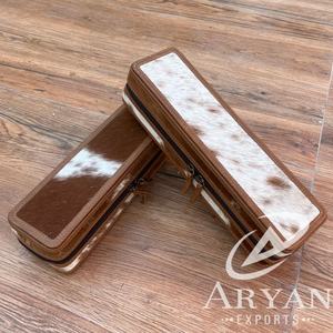 New Arrival Real Handmade Cowhide Leather Heat Resistant <b>Curling</b> Iron Case Stylish Women Perfect Travel Organizer for Hair Tools - Product Image 1