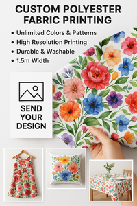 Personnalisé Léger Polyester Satin Tissu Non-Tissé Imperméable Chaîne Imprimé Textiles de Maison Décoration Conception Personnalisée Fait - Product Image 2