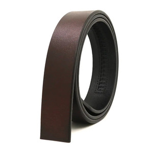 Ceinture en cuir pour hommes, sangle à boucle automatique personnalisée sans boucle, ceinture d'affaires de ceinture automatique en cuir de vachette - Product Image 4