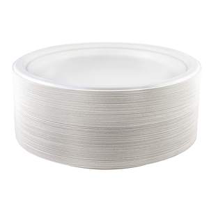 Material compostable de pulpa de caña de azúcar bagazo chapado placa de cerámica redonda desechable ecológica de 7 pulgadas - Product Image 4