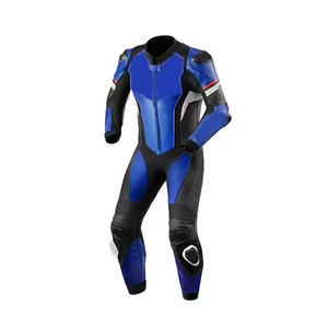Nouvelle arrivée biker club débutant cavalier meilleur professionnel personnalisé moto en cuir véritable une pièce moto course - Product Image 4