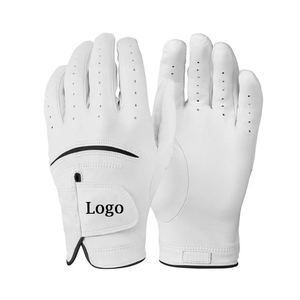 Gants de golf en peau de mouton de haute qualité, couleur avec logo personnalisé OEM, en cuir véritable pour la gauche, la droite et le sport, livraison directe - Product Image 6