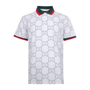 เสื้อโปโลผู้ชายดีไซน์เนอร์เสื้อโปโลพิมพ์ลาย - Product Image 1