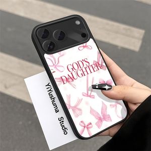 Custodia Magnetica per iPhone 11 a 17 Pro Max in TPU Morbido con Design Floreale Bianco, Unisex - Product Image 4