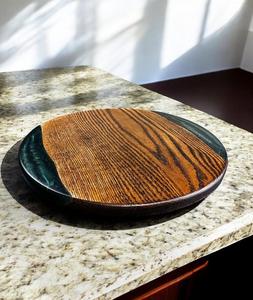 Plateau de service en bois et résine, plateau de service en bois et résine de qualité supérieure personnalisé au meilleur prix - Product Image 6