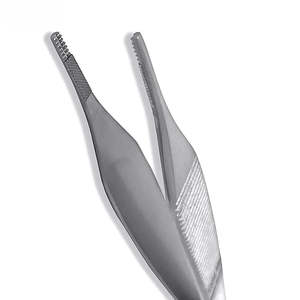 Fórceps bipolares Adson Acero inoxidable 12cm Instrumento quirúrgico manual reutilizable con punta de 1mm - Product Image 2