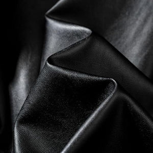 Vestes en cuir surdimensionnées pour hommes blouson fausse veste bombardier à fermeture éclair vestes pour hommes manteau avec poches - Product Image 3