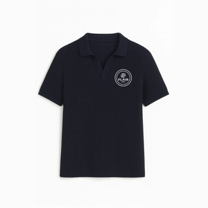 Camiseta Polo de Hombre 100% Algodón, Venta Caliente, Personalizable, Buena Calidad, Color Sólido, Estilo Casual, Peso de Tela 180g, Diseño Frontal - Product Image 5