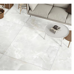 Suelo antideslizante resistente con aspecto de piedra moderna de porcelana mate de 1200x1200mm para interiores comerciales para centros comerciales, hoteles, villas - Product Image 1