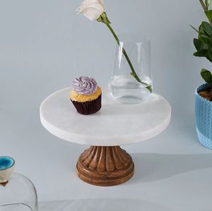 Wedding Decorative <b>Marble</b> <b>Cake</b> <b>Stand</b> for Usage Wedding Home Hotel Restaurant Party Export High Quality Direct Factory Selling - Product Image 4