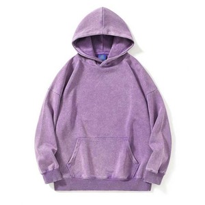 Meilleure vente en gros de vêtements légers pour hommes Sweatshirts à capuche OEM Custom Made Top Quality Cotton Acid Wash sweat à capuche pour hommes - Product Image 1