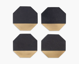 Meilleures ventes de sous-verres ronds faits à la main en marbre blanc de qualité supérieure avec des motifs en laiton classiques Approvisionnement dans le monde entier - Product Image 3